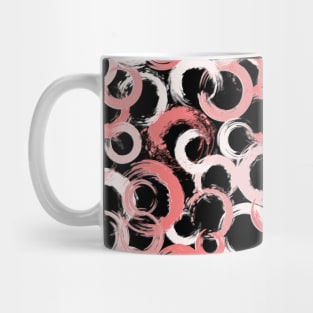 Vibrant Circle Design with Bold Paint Strokes Mug